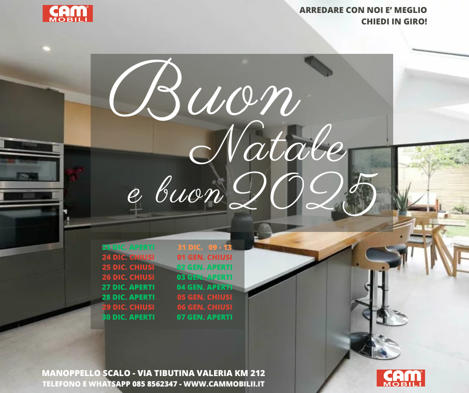 tanti auguri di buon natale e felice 2025 da cam mobili auguri arredamento cucine abruzzo pescara chieti foto124